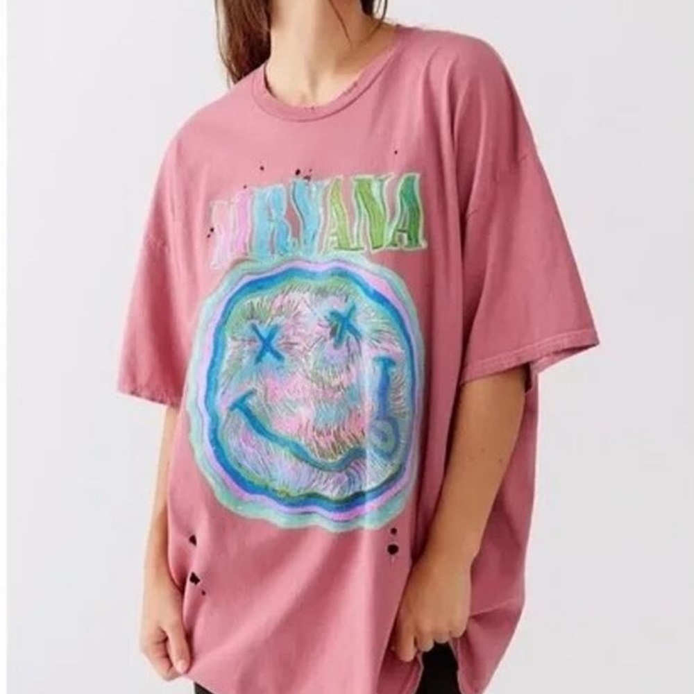 Urban Outfitters Oversized Nirvana Tee Shirt Size: S/M